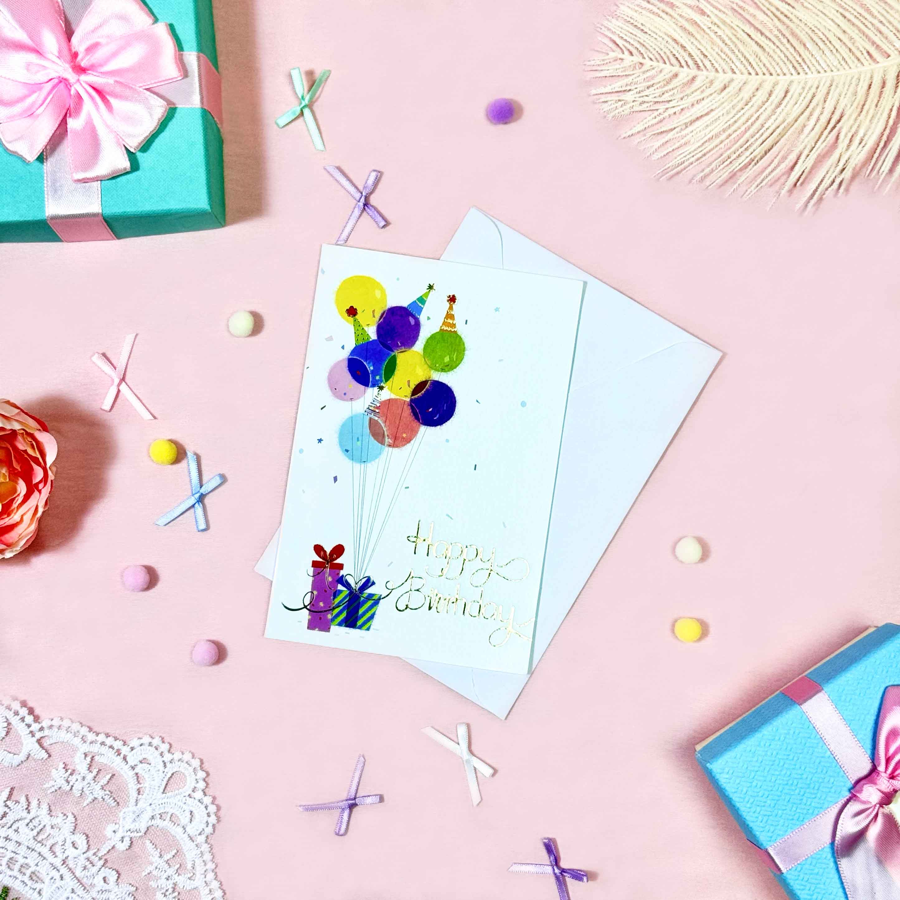 Happy birthday card Balloon