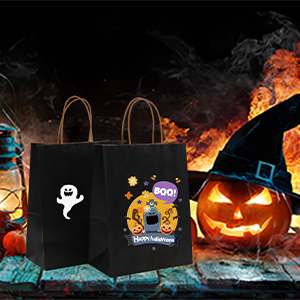 Black Kraft Paper Gift Bags