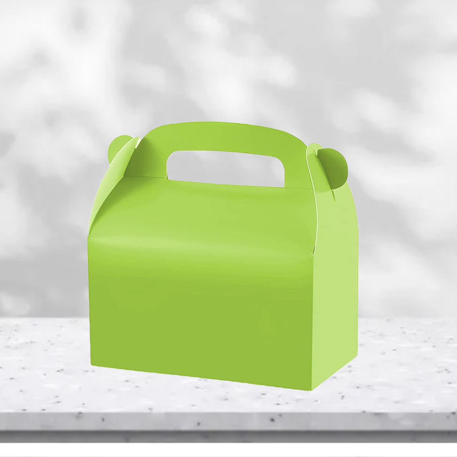 Green Party Favor Treat Boxes