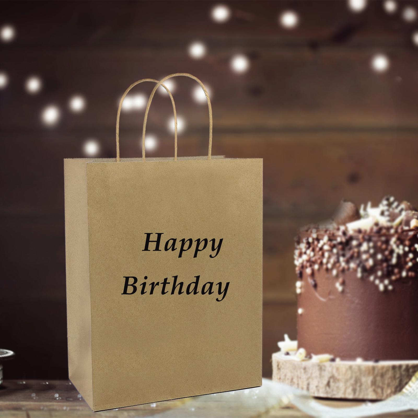 Brown Kraft Paper Gift Bags